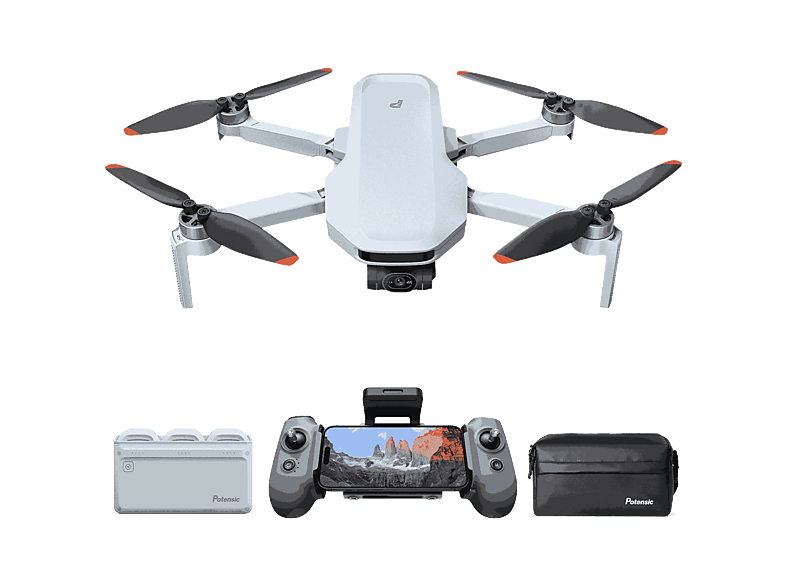 REACONDICIONADO Seminuevo Muy bueno Dron - Potensic ATOM 2 (Fly More Combo), Sensor CMOS 48 MP, Vídeo 4K 30 fps, Autonomía 32 min, Rango 10 km