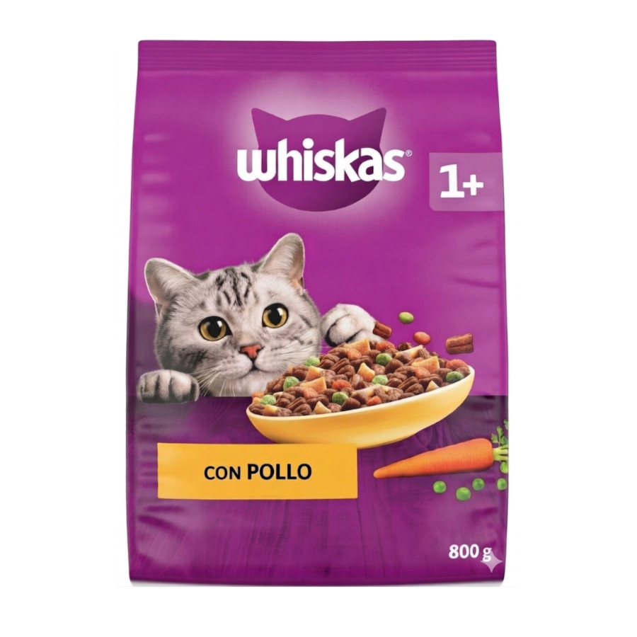 800 g Whiskas Adulto Pollo Pienso para gatos
