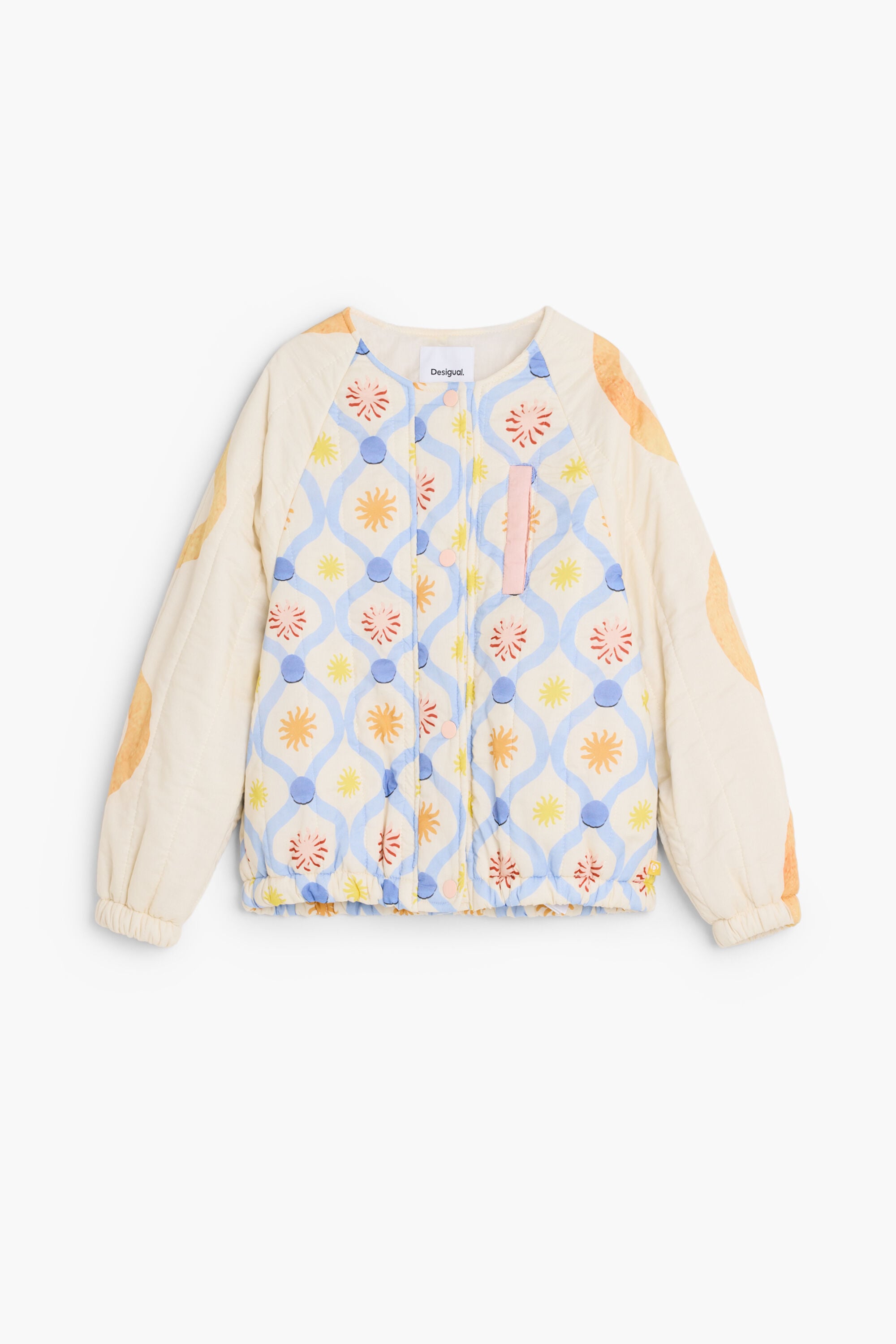 Desigual, Chaqueta acolchada soles, NiñOs, Algodon, Blanco, 5/6