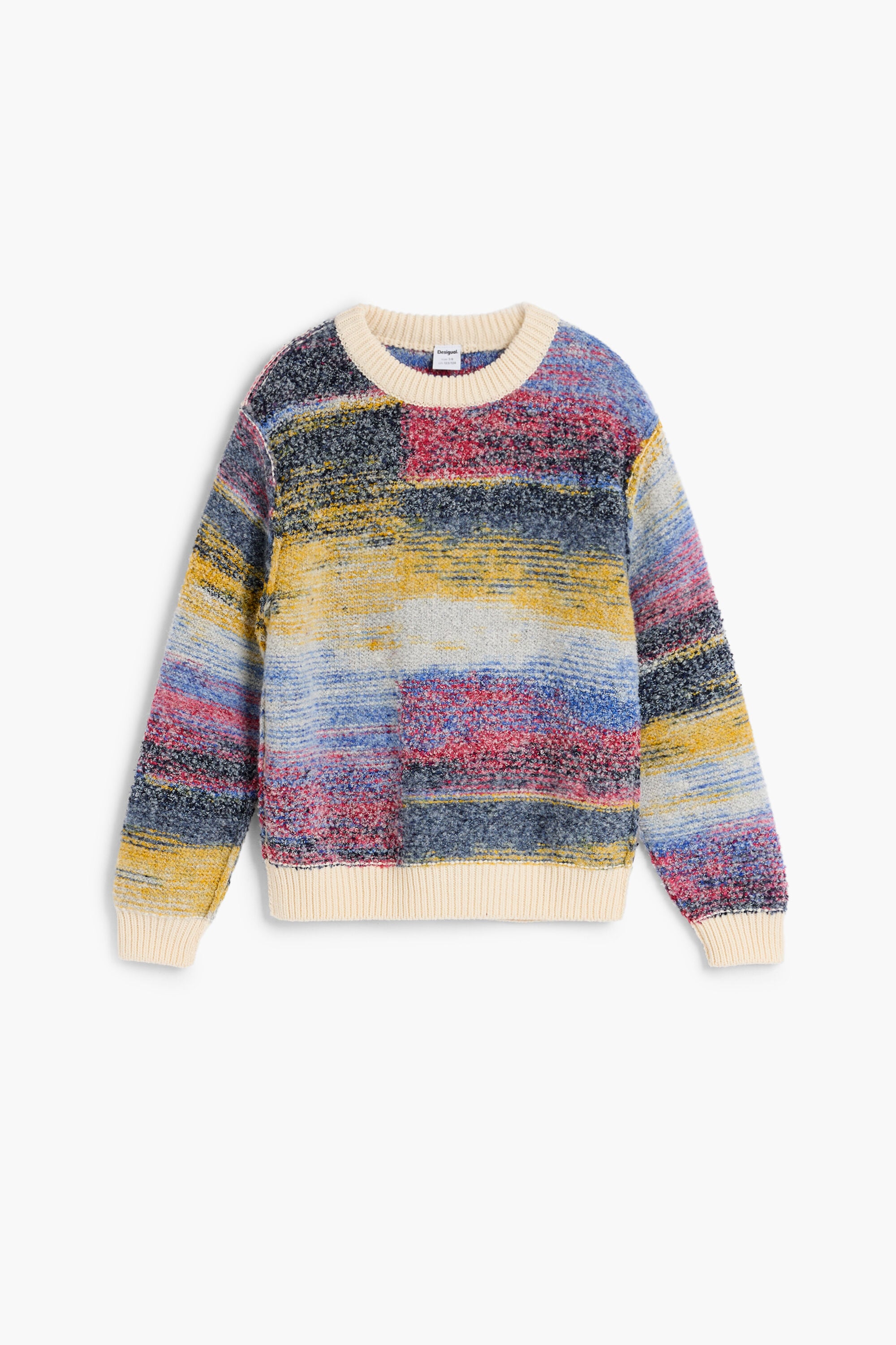 Desigual, Jersey jaspeado multicolor, NiñOs, 13/14